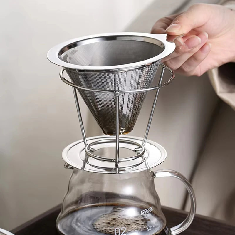 Filtro de Café Reutilizable en Acero Inoxidable