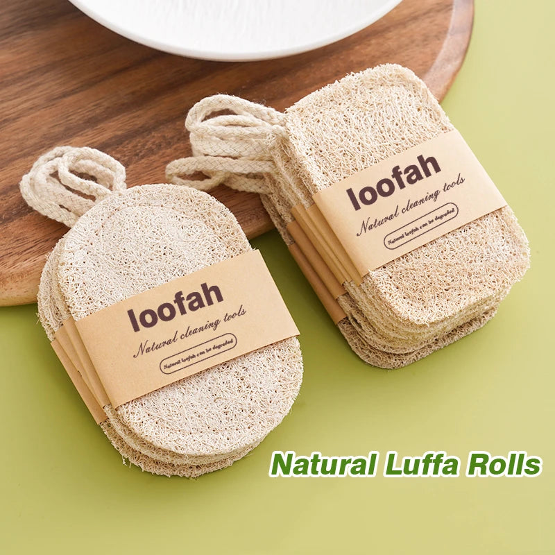 Esponja Natural de Luffa para Platos