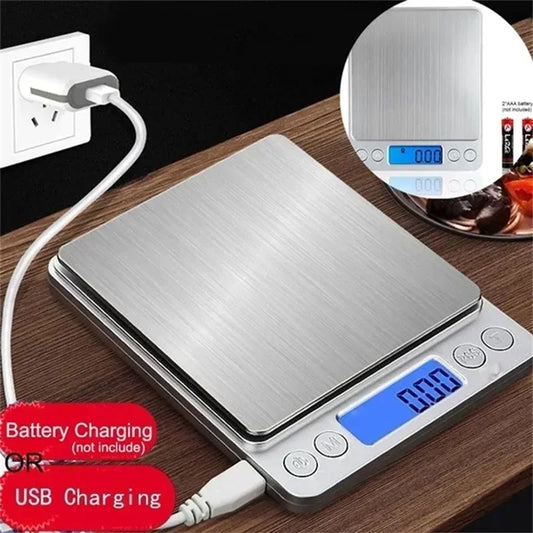 Báscula Digital de Cocina con Pantalla LED