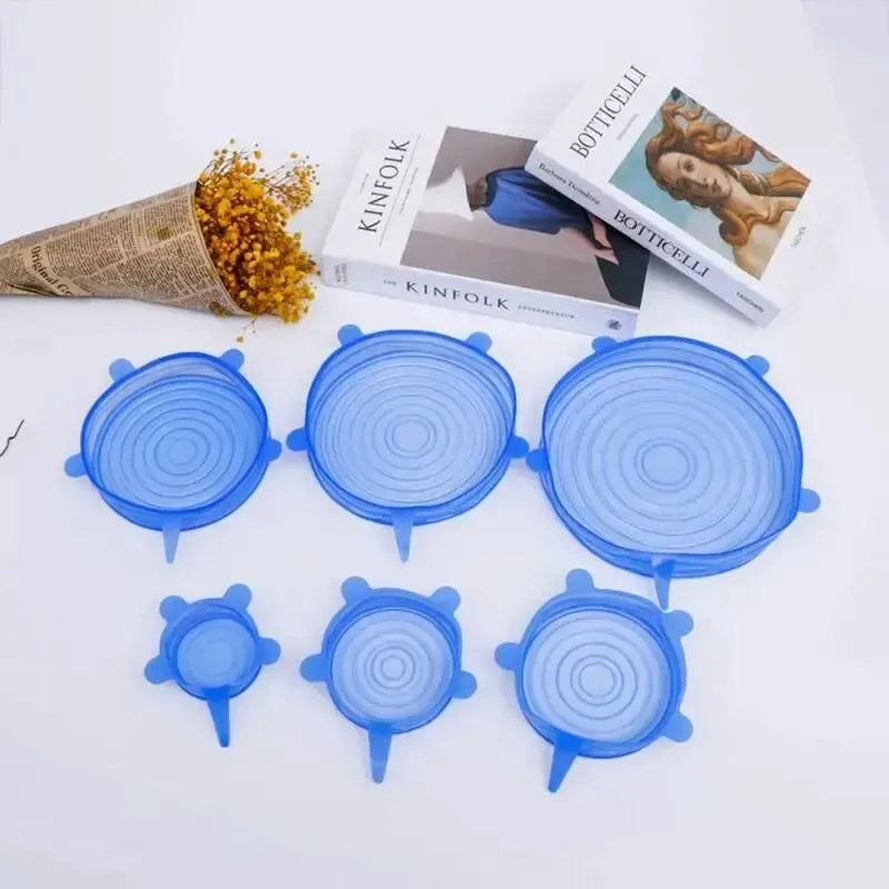 Tapas de silicona sobre bowls