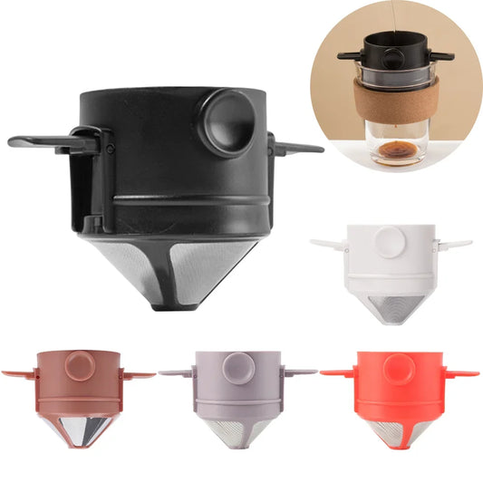 Filtro de café plegable de acero inoxidable